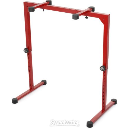  K&M 18810 Omega Table-Style Keyboard Stand - Ruby Red