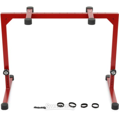  K&M 18810 Omega Table-Style Keyboard Stand - Ruby Red