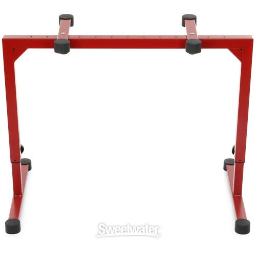  K&M 18810 Omega Table-Style Keyboard Stand - Ruby Red