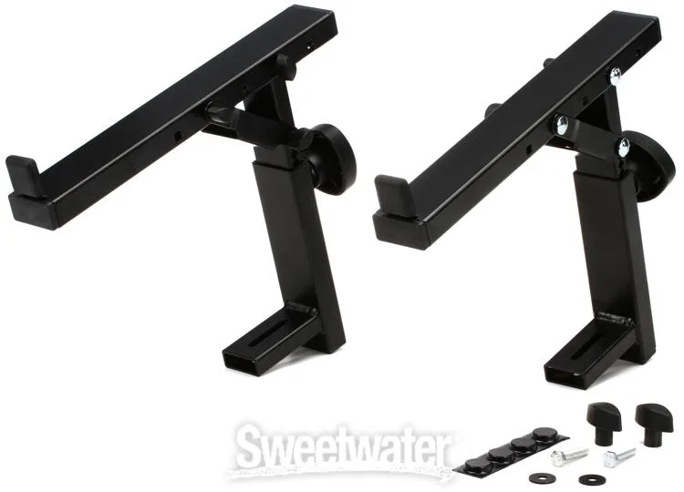  K&M 18820 Omega Pro Keyboard Stand 3 Tier Bundle - Black