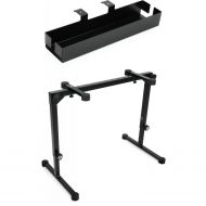 K&M Omega Pro Keyboard Stand 18820 with Cable Organizer