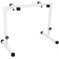 K&M 18810 Omega Table-Style Keyboard Stand - Pure White