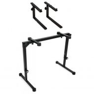 K&M 18820 Omega Pro Keyboard Stand and 2nd Tier Bundle - Black