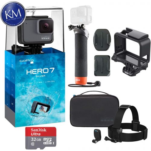 고프로 K&M GoPro HERO (2018) Bundle (7 items) + 32GB Card + Camera Case + Accessory Kit