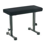 K&M Stands 14086.000.55 Piano - Keyboard bench - black fabric