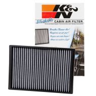 K&N VF3007 Washable & Reusable Cabin Air Filter Cleans and Freshens Incoming Air for your Chrysler, Dodge