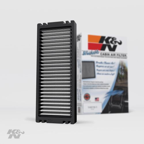  K&N VF1001 Washable & Reusable Cabin Air Filter Cleans and Freshens Incoming Air for your Nissan Frontier, Pathfinder, Xterra