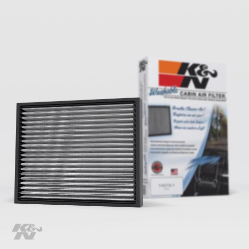  K&N VF2049 Washable & Reusable Cabin Air Filter Cleans and Freshens Incoming Air for your Ford