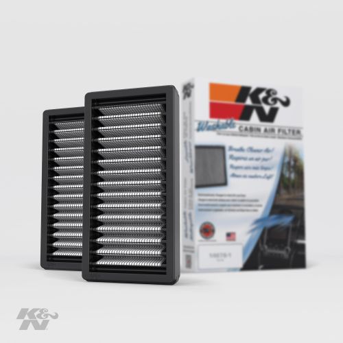  K&N VF1010 Washable & Reusable Cabin Air Filter Cleans and Freshens Incoming Air for your 2011-2016 JEEP Wrangler