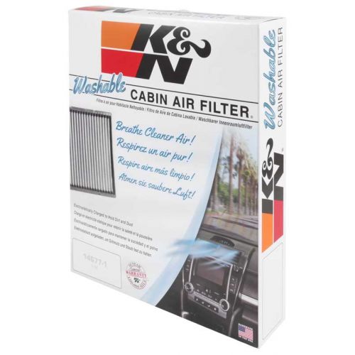  K&N VF2043 Washable & Reusable Cabin Air Filter Cleans and Freshens Incoming Air for your Cadillac