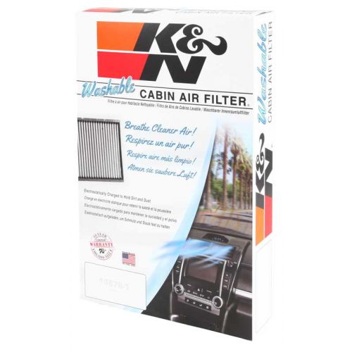  K&N VF1000 Washable & Reusable Cabin Air Filter - Cleans and Freshens Incoming Air for your Silverado, Avalanche, Escalade, Sierra, Yukon