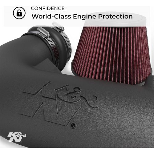  K&N Cold Air Intake Kit: High Performance, Guaranteed to Increase Horsepower: 2014-2020 Chevy/GMC/Cadillac (Silverado 1500, Suburban, Tahoe, Sierra 1500, Yukon, Yukon Denali, Escal