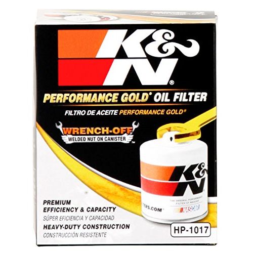  K&N HP-1017 Performance Gold Oil Filter Fit For Cadillac Chevrolet Dodge GMC Jeep Hummer