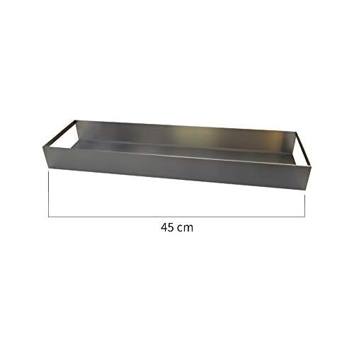  K&P Ricarda Kitchen Tray Stainless Steel 45 cm Spice Holder Herb Storage Rack