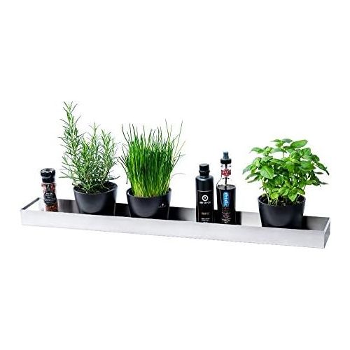  K&P Ricarda Kitchen Tray Stainless Steel 45 cm Spice Holder Herb Storage Rack