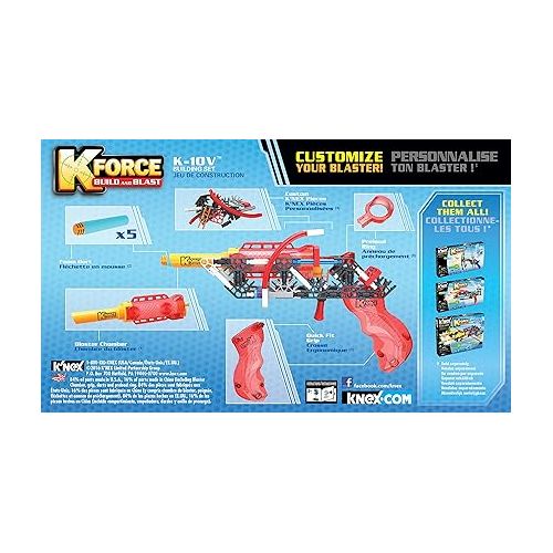  K’NEX K-FORCE ? K-10V Building Set ? 83 Pieces ? Ages 8+ ? Engineering Educational Toy