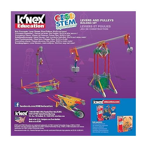  K'NEX Education STEM EXPLORATIONS: Levers & PULLEYS Building Set Building Kit