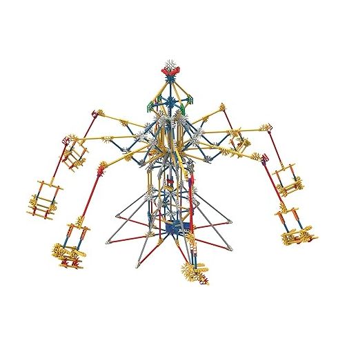  K’NEX Education STEM Explorations: 3-in-1 Classic Amusement Park Building Set ? Multicolor & Motorized, Creative-Learning Construction Model for Ages 9+, Engineering Toy for Boys & Girls, Adults