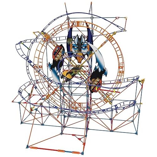  K'NEX Thrill Rides ? Bionic Blast Roller Coaster Building Set with Ride It! App ? 809Piece ? Ages 9+ Building Set