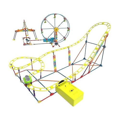  K'NEX Amusement Park in-A-Box - 378 Parts - Motorized Amusement Rides - Ages 7 & Up