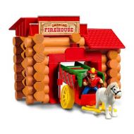 K'NEX KNEX Lincoln Logs: Frontier Firehouse with Backpack Carrier