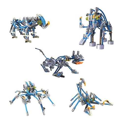  K'NEX 12643 Classics 196pcs / 15 Model - Cyborg Creatures, Educational Toys for Boys and Girls, 196 Piece Stem Learning Kit, Engineering for Kids, Fun Colourful Construction Toys for Children Aged 8 +