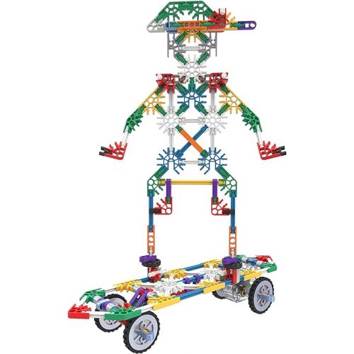  K'Nex 85049 Motorised Creations Building Set, 3D Educational Toys for Kids, 325 Piece Stem Learning Kit, Engineering for Kids, Colourful 25 Model Building Construction Toy for Children Aged 7 +