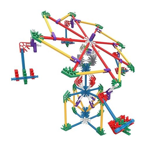  K'Nex 85049 Motorised Creations Building Set, 3D Educational Toys for Kids, 325 Piece Stem Learning Kit, Engineering for Kids, Colourful 25 Model Building Construction Toy for Children Aged 7 +