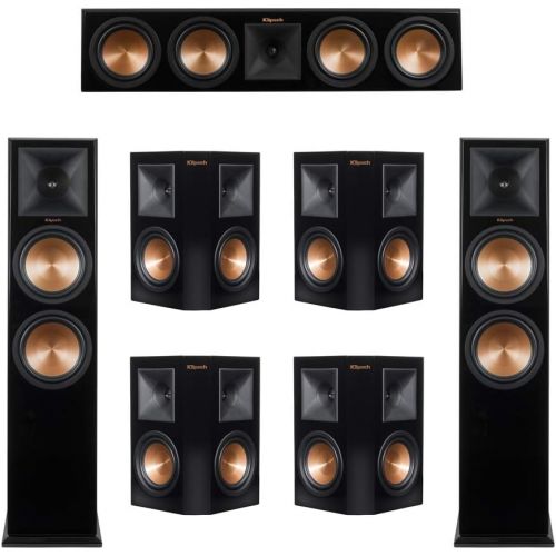  Klipsch 7.0 System with 2 RP 280F Tower Speakers, 1 RP 450C Center Speaker, 4 RP 250S