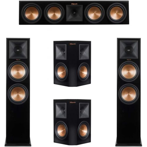  Klipsch 5.0 System with 2 RP 280F Tower Speakers, 1 RP 450C Center Speaker, 2 RP 250S