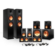 Klipsch 7.2 RP-260 Reference Premiere Surround Sound Speaker Package with R-112SW Subwoofers and two FREE Wireless Kits (Ebony)
