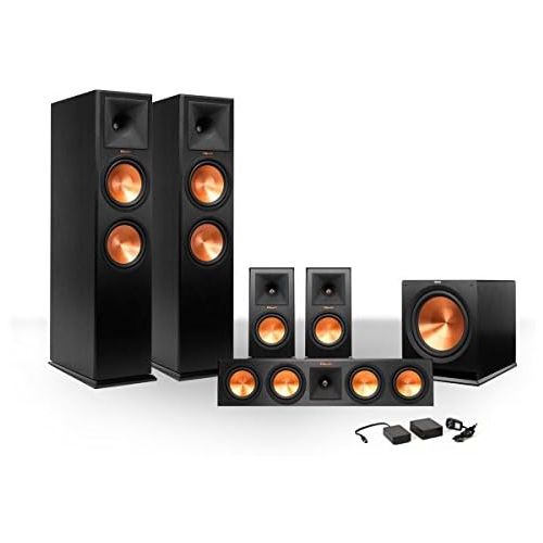 클립쉬 Klipsch 5.1 RP-260 Reference Premiere Speaker Package with R-112SW Subwoofer and Wireless Kit (Ebony)