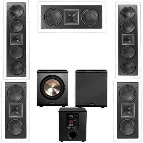 클립쉬 Klipsch KL-6504-THX 5.1 In-wall LCR Speaker System-Free PL-200