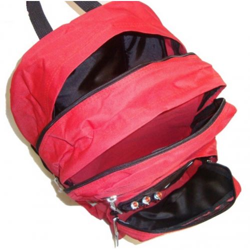  K-Cliffs Multi pockets Backpack School Bag Day Pack Book bag.18 Inches Royal