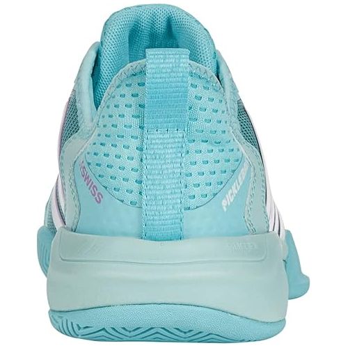  K-Swiss Women's Pickleball Supreme Shoe, Angel Blue/Sheer Lilac/Brilliant White, 10 M