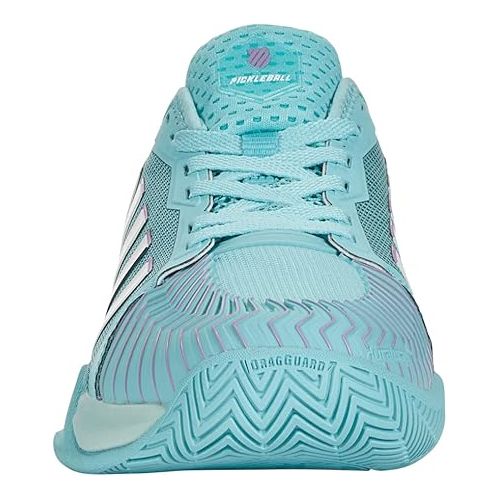  K-Swiss Women's Pickleball Supreme Shoe, Angel Blue/Sheer Lilac/Brilliant White, 10 M