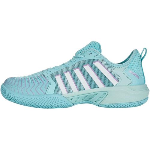  K-Swiss Women's Pickleball Supreme Shoe, Angel Blue/Sheer Lilac/Brilliant White, 7 M