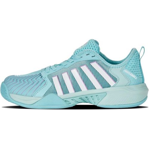  K-Swiss Women's Pickleball Supreme Shoe, Angel Blue/Sheer Lilac/Brilliant White, 6.5 M