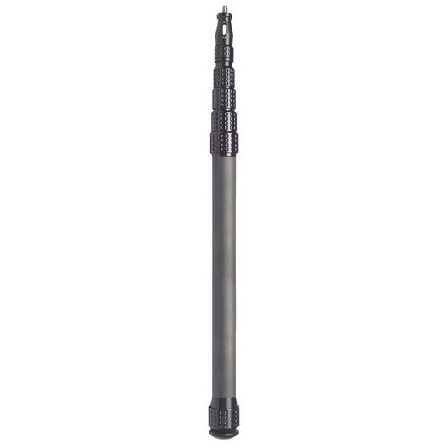  K-Tek KP10VFT Mighty Boom 5-Section Graphite Boompole with Straight Cable & Flow-Through Bottom Module (10.3')