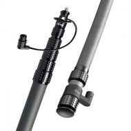 K-Tek KP14VTA Mighty Boompole with Internal Coiled XLR Cable and Transmitter Adapter (14')