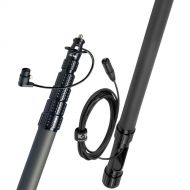 K-Tek KP14VFT Mighty Boompole with Internal Straight XLR Cable and Flow-Through Module (14.7')