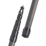 K-Tek KP18VFT Mighty Boom 5-Section Graphite Boompole with Straight Cable & Flow-Through Bottom Module (18.5')