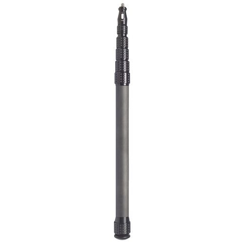  K-Tek KP18VFT Mighty Boom 5-Section Graphite Boompole with Straight Cable & Flow-Through Bottom Module (18.5')