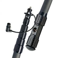K-Tek KP10VCCR Mighty Boom 5-Section Graphite Boompole with Coiled Cable and XLR Side Exit (10.3')