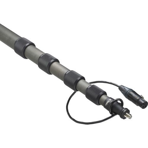  K-Tek KEG-150CCR Avalon Series Graphite Boompole with Internal Coiled XLR Cable