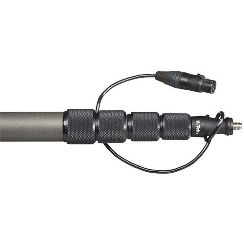  K-Tek KEG-150CCR Avalon Series Graphite Boompole with Internal Coiled XLR Cable