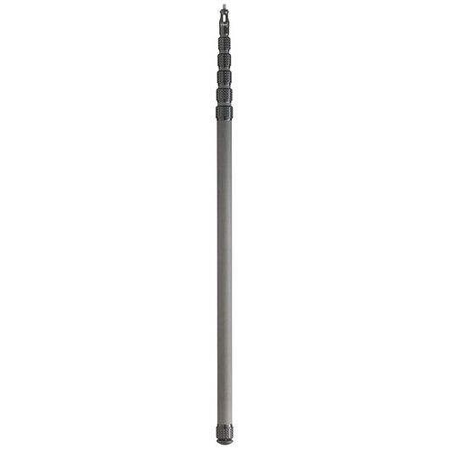  K-Tek KP20FT Mighty Boom 6-Section Graphite Boompole with Straight Cable & Flow-Through Bottom Module (20.5')