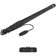 K-Tek KE110CCR Avalon Series Aluminum Boompole with Internal XLR Cable & Case Kit