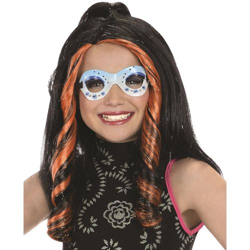  K-mart Monster High Skelita Calaveras Child Glitter Wig OSFM NIP