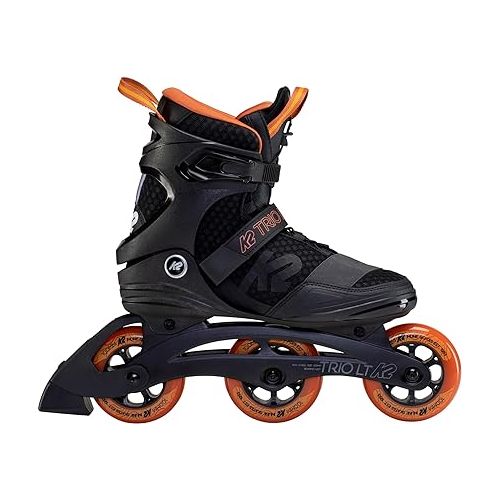  K2 Trio LT 100 Black Orange Mens Urban Inline Skates